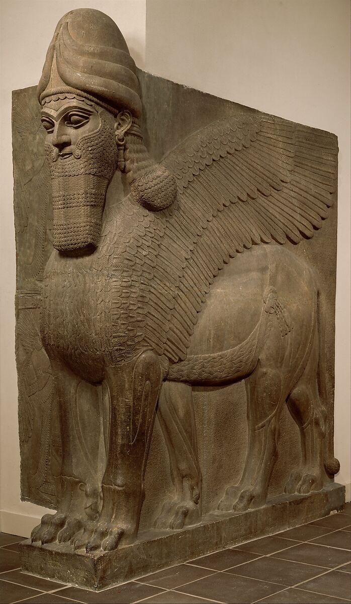 Human-headed winged lion (lamassu), Nimrud · The Met (CC0)